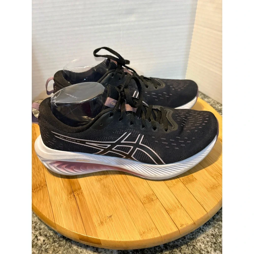 ASICS Gel‎ excite 10 Women's Running Shoes Black Pink Athletic Sneakers Size 9